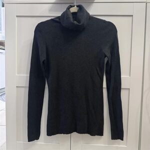 Jigsaw Womens Jumper, Size M, Silk Cotton Blend, Fine Knit Roll Neck